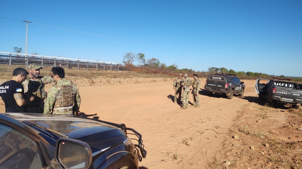 Operação contou com apoio do Gote e 1ª DENARC - Palmas - Foto: Foto: Divulgação PCTO