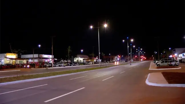 Crime aconteceu próximo à avenida Palmas Brasil Norte, em Palmas — Foto: Reprodução/TV Anhanguera