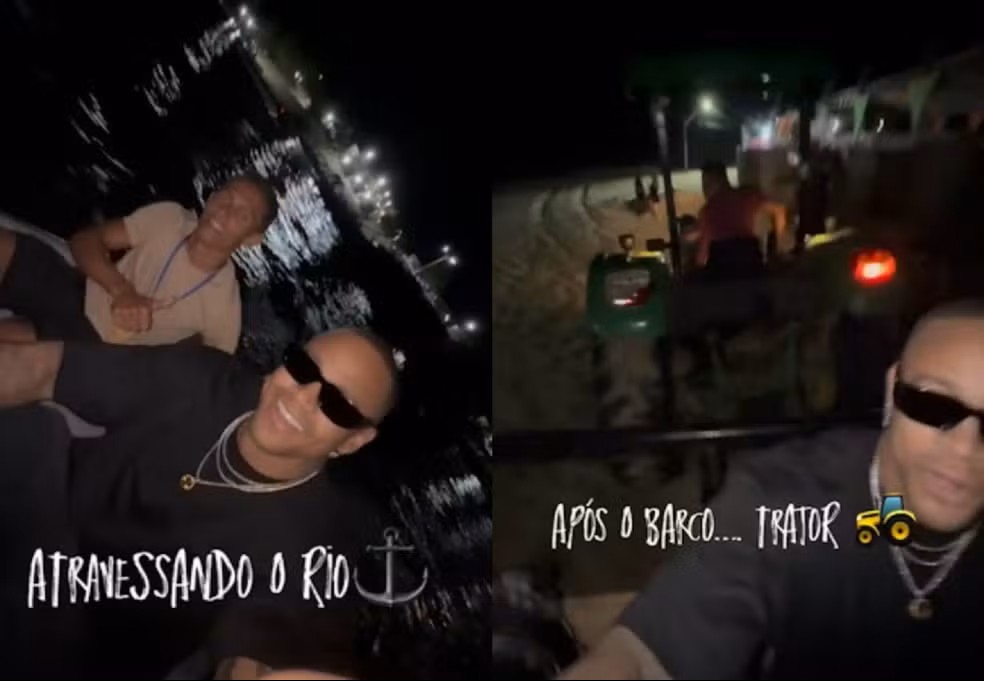 Leo Santana fez shows em duas praias do norte do Tocantins — Foto: Reprodução/Instagram/Leo Santana