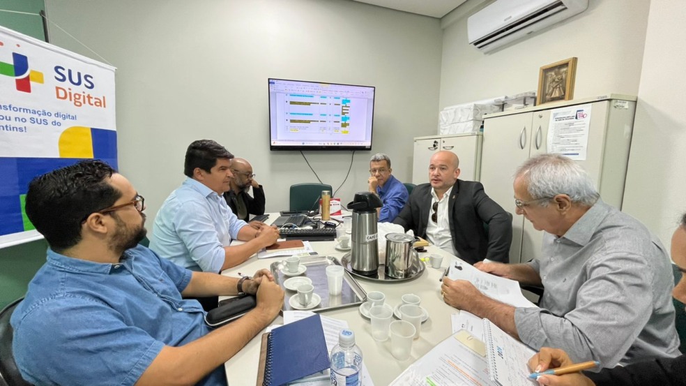 A reunião aconteceu na sede da SES-TO, na quarta-feira, 2 A reunião aconteceu na sede da SES-TO, na quarta-feira, 2