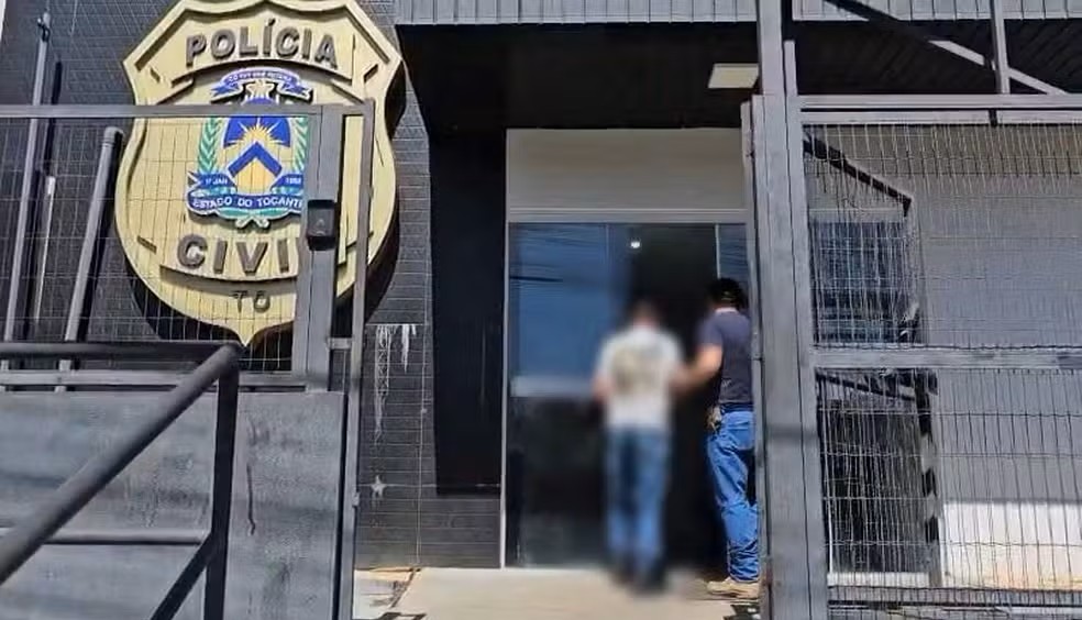 Segundo a SSP, homem se apresentou na delegacia de Paraíso do Tocantins — Foto: Divulgação/Polícia Civil Segundo a SSP, homem se apresentou na delegacia de Paraíso do Tocantins — Foto: Divulgação/Polícia Civil