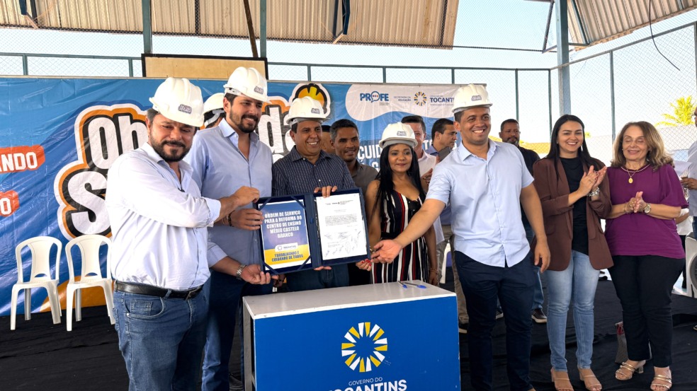 Esta é a 12ª ordem de serviço assinada pelo projeto Obra Toda Semana - Foto: Seduc/Governo do Tocantins