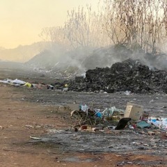 Lixão a céu aberto contaminou o lençol freático, emitiu gases nocivos e acumulou grande quantidade de pneus com água parada, que facilitaram a proliferação de doenças virais - Foto: Ascom MPTO