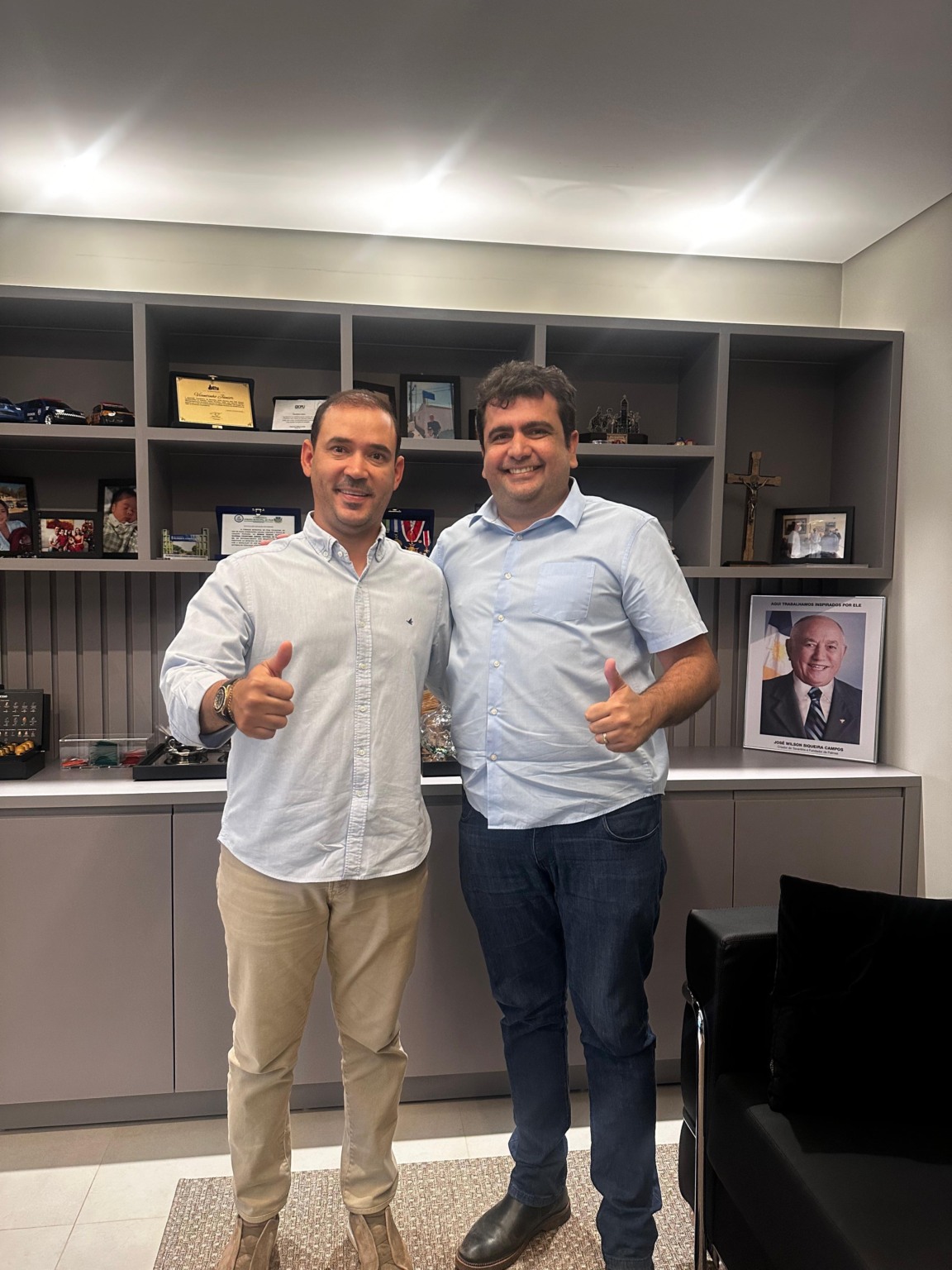 Vicentinho Júnior ganha apoio do prefeito de Lizarda na corrida ao Senado 