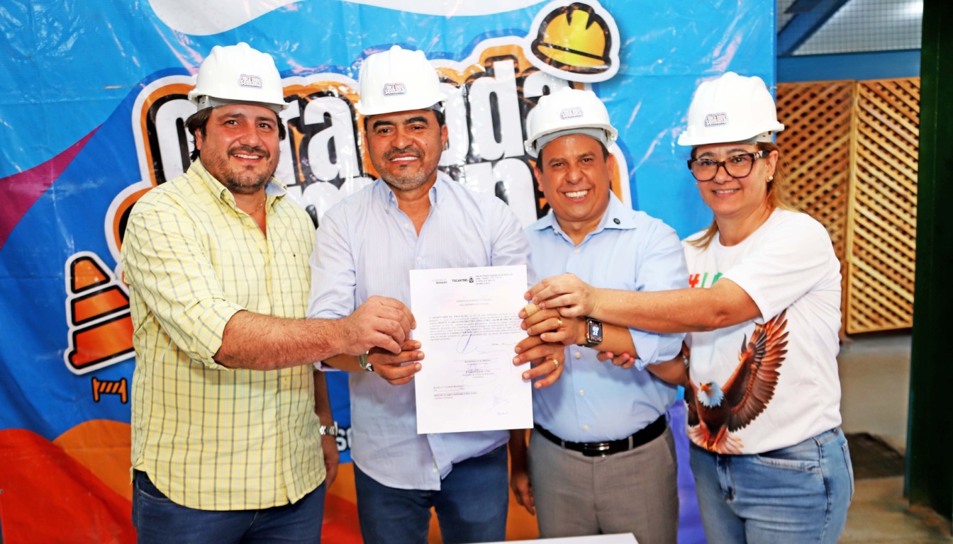 Governador Wanderlei Barbosa anuncia reforma e novos espaços no CEM de Taquaralto, beneficiando 1,4 mil alunos - Foto: Ademir dos Anjos/Governo do Tocantins