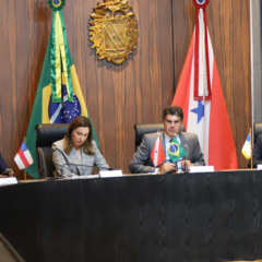Governador Wanderlei Barbosa participou, nesta terça-feira, 12, em Belém/PA, da 1ª Reunião Ordinária da Assembleia Geral dos Governadores da Amazônia Legal de 2025 - Foto: Esequias Araújo/Governo do Tocantins
