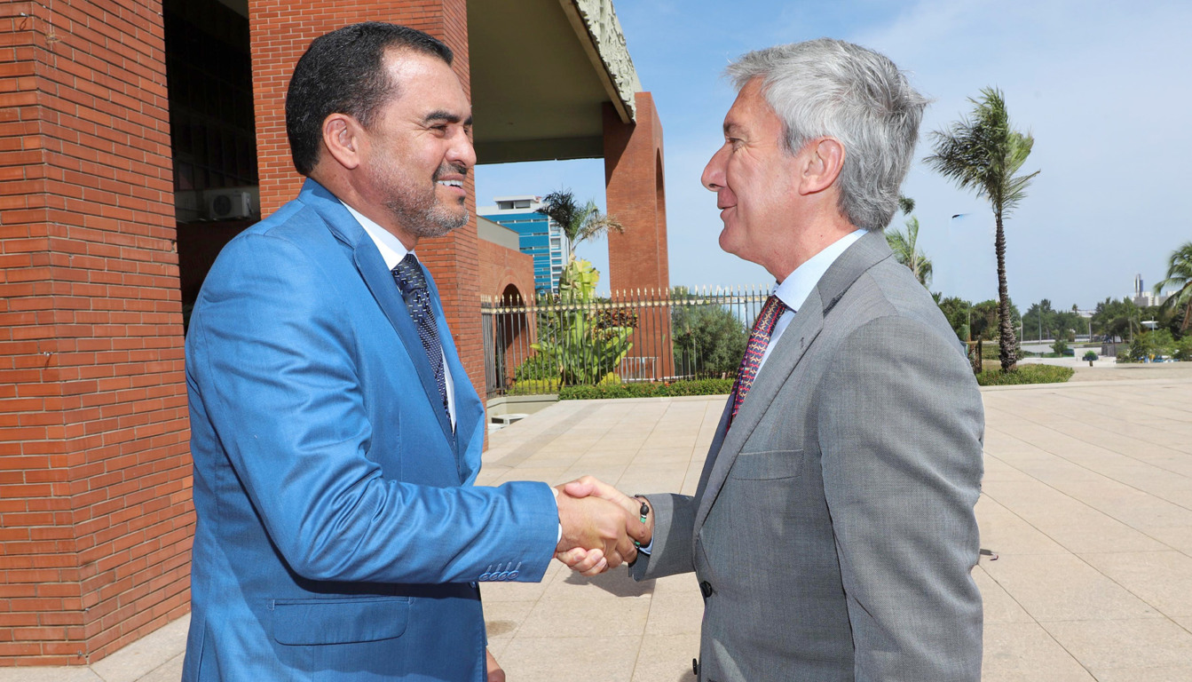 Governador Wanderlei Barbosa recebeu o embaixador de Portugal, Luís Faro Ramos, no Palácio Araguaia - Foto: Esequias Araújo/Governo do Tocantins