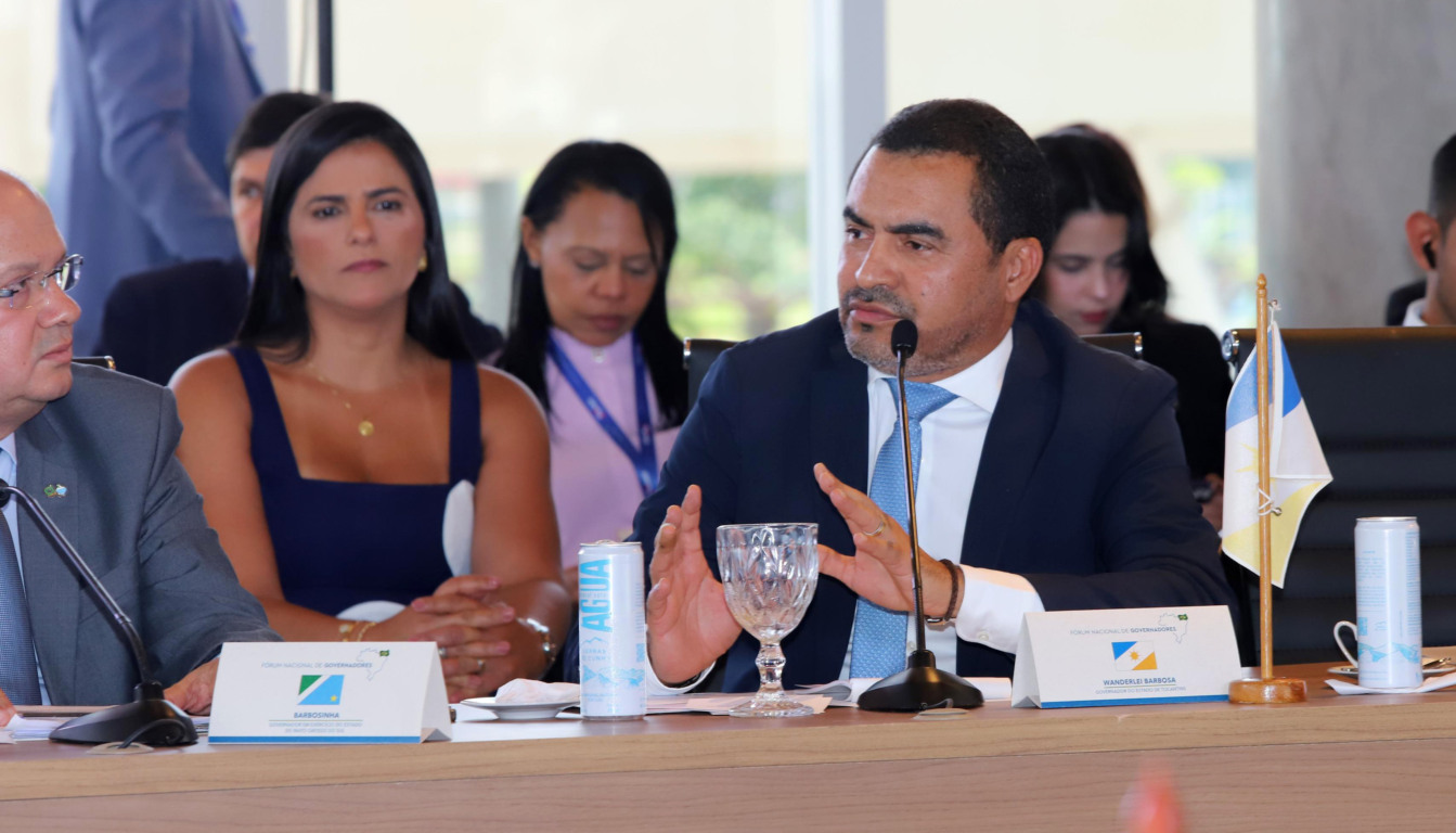 Governador Wanderlei Barbosa ressaltou a importância do momento, que antecede a COP30, destacando as ações do Tocantins na contribuição para amenizar os impactos ambientais - Foto: Esequias Araújo/Governo do Tocantins