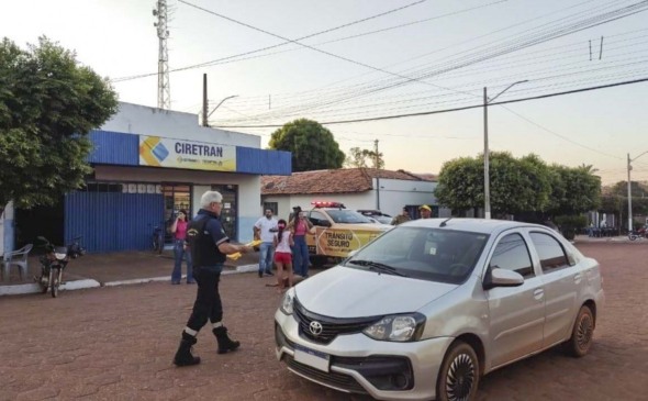 Condutor foi abordado pelo agentes no município de Itacajá, no centro do estado - Foto: Felix Carneiro 