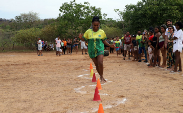 Competição clássica das Olimpíadas também está presente na competição quilombola - Foto: Manoel Júnior/Governo do Tocantins
