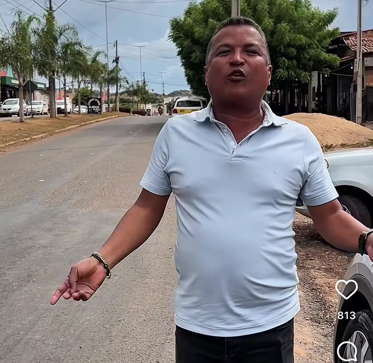 Prefeito do TO critica DNIT por “serviço mal feito” em rodovia e exige solução: “Não aceito desrespeito com meu povo”; VÍDEO