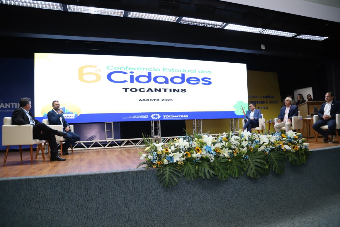 Conferência Estadual das Cidades do Tocantins mobiliza público expressivo e debate temas importantes em painéis  