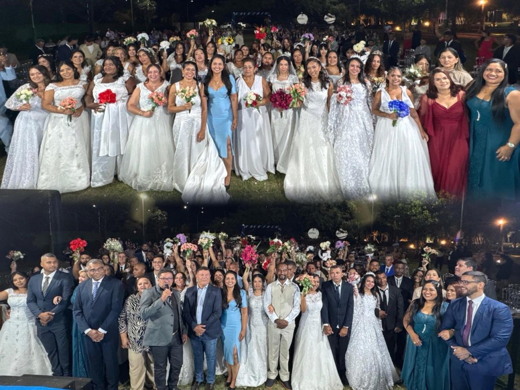 Casamento Comunitário oficializa o amor de 50 casais em Palmas com apoio da deputada Vanda Monteiro