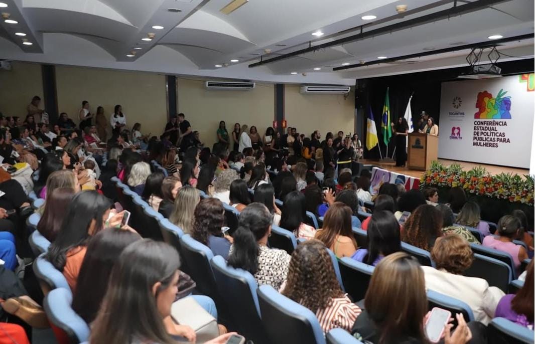 Conferência Estadual de Políticas Públicas para Mulheres marca o Estado com anúncios históricos e auditório lotado Conferência Estadual de Políticas Públicas para Mulheres marca o Estado com anúncios históricos e auditório lotado