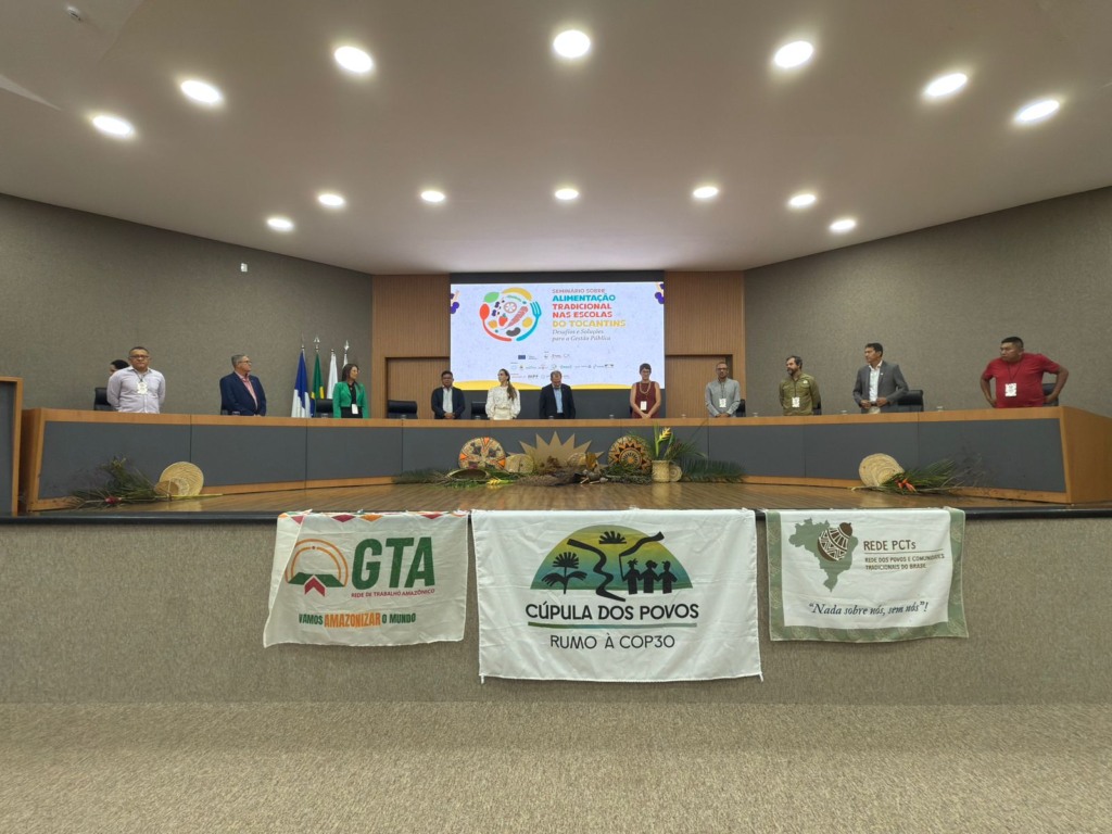 Seminário debate alimentação tradicional nas escolas do Tocantins