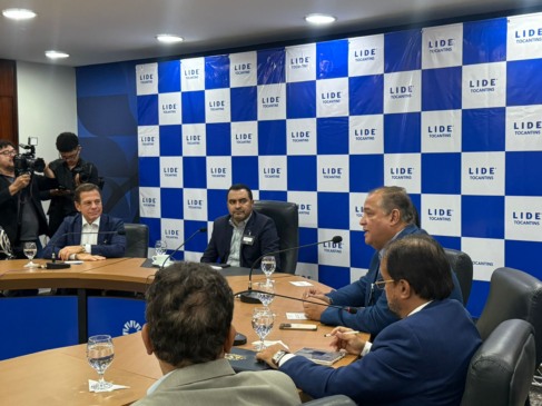 No lançamento do Lide Tocantins, Eduardo Gomes enaltece atuação do grupo, a força dos empresários de Palmas e diz a Wanderlei: “um governo que sabe planejar e cumprir seu destino”
