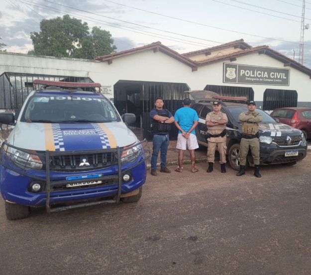  O homem, que é primo da vítima, está à disposição da Justiça - Foto: Divulgação PC-TO