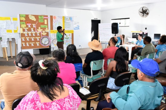 Oficinas seguem agora para a Regional Sudeste 1, no Quilombo São Joaquim, em Porto Alegre do Tocantins 
