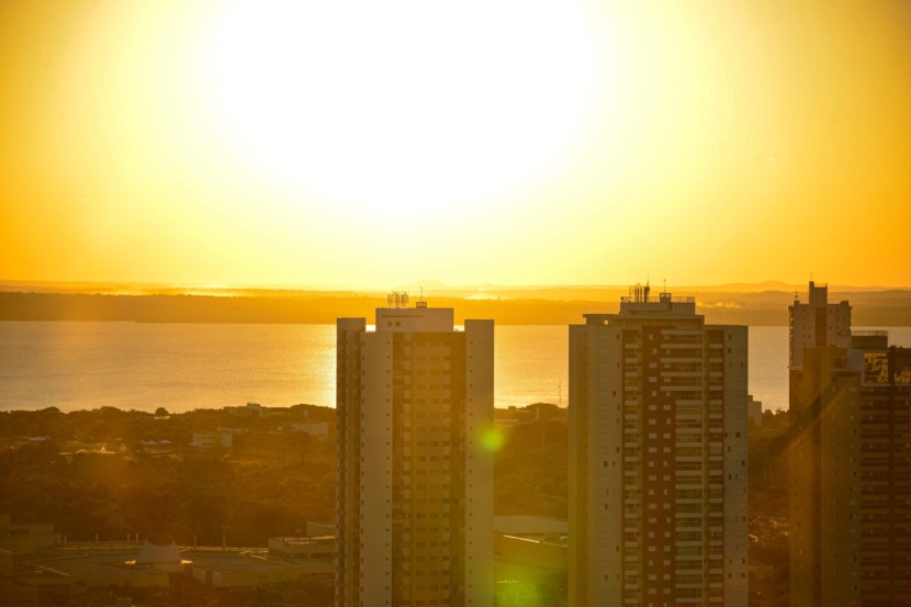 Sol intenso em Palmas – Foto: Regiane Rocha