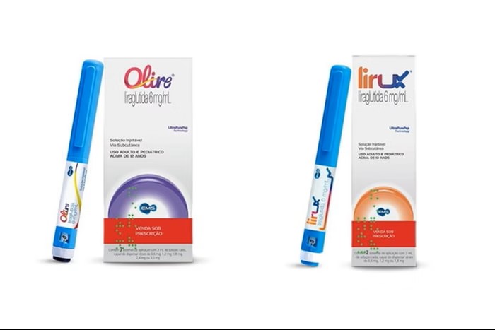 Olire, medicamento contra a obesidade lançado pela farmacêutica EMS. — Foto: Divulgação/EMS