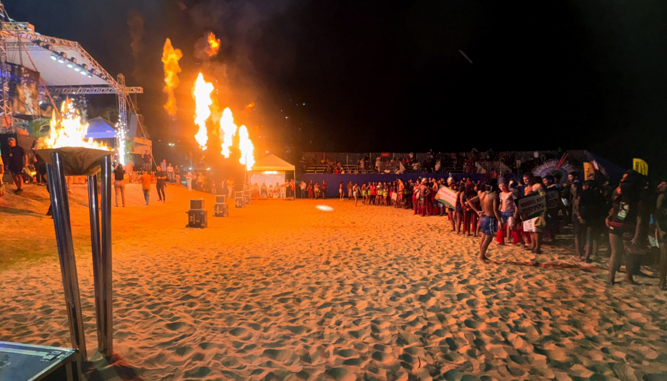 Cerimônia de abertura da III Edição dos Jogos Escolares Indígenas do Tocantins - Foto: Nilson Chaves/Governo do Tocantins