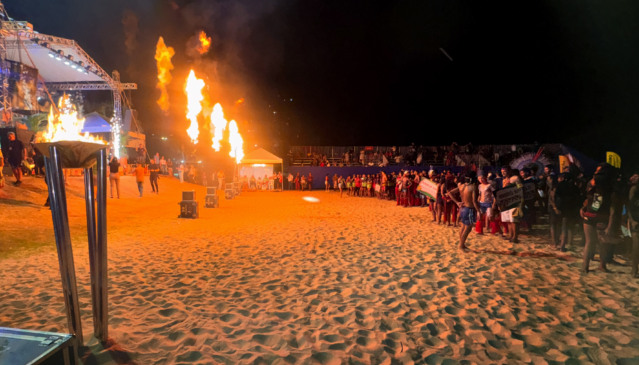 Cerimônia de abertura da III Edição dos Jogos Escolares Indígenas do Tocantins - Foto: Nilson Chaves/Governo do Tocantins
