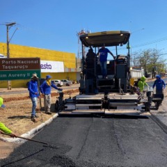 Obras em Palmas: Avenida Goiás recebe novo asfalto e iluminação LED 