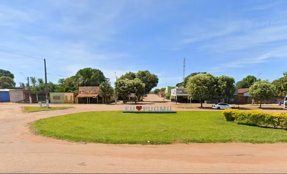 Entrada da cidade de Pugmil no Tocantins — Foto: Reprodução/Google Street View