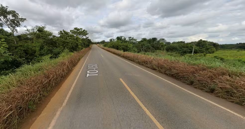 Trecho da TO-050 entre Porto Nacional e Silvanópolis — Foto: Reprodução/Google Street View