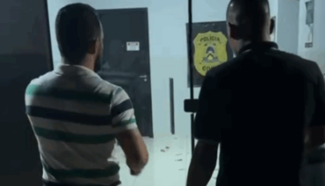 O investigado foi conduzido à Unidade Prisional de Palmas. - Foto: Divulgação PCTO