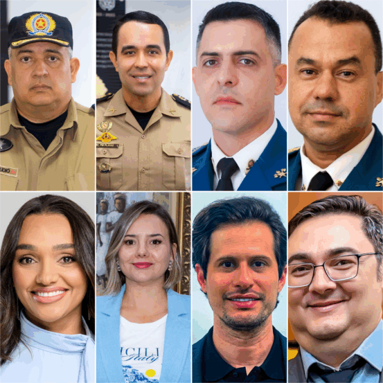 Secretários nomeados na gestão Laurez - Foto: Montagem/ Divulgação