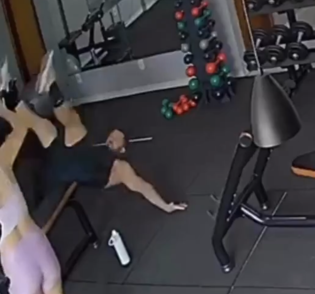 Personal viraliza após acidente inusitado em treino: “Só mais uma remada tranquila”; VÍDEO