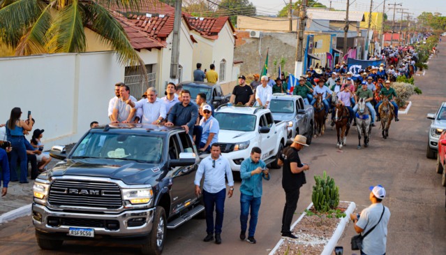 Governador Laurez Moreira participa da tradicional Cavalgada Ecológica do Cantão - Foto: Esequias Araújo/Governo do Tocantins 