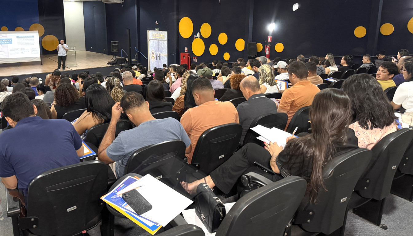 Educadores dos 139 municípios estão em Palmas participando da formação ofertada pela Seduc - Foto: Nilson Chaves/ Governo do Tocantins Educadores dos 139 municípios estão em Palmas participando da formação ofertada pela Seduc - Foto: Nilson Chaves/ Governo do Tocantins
