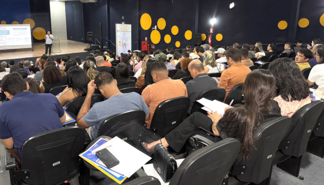 Educadores dos 139 municípios estão em Palmas participando da formação ofertada pela Seduc - Foto: Nilson Chaves/ Governo do Tocantins