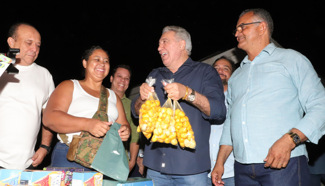 Governador Laurez Moreira, explica que o pequi é símbolo da culinária tocantinense e a festa é uma forma de resgatar e promover a tradição do fruto, consumida de norte a sul do estado - Foto: Márcio Vieira/Governo do Tocantins 