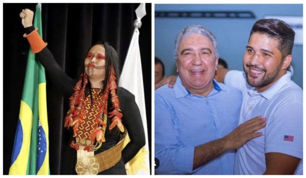 Ativista indígena Narubia e Juarez, filho de Laurez, estarão também no 1º escalão