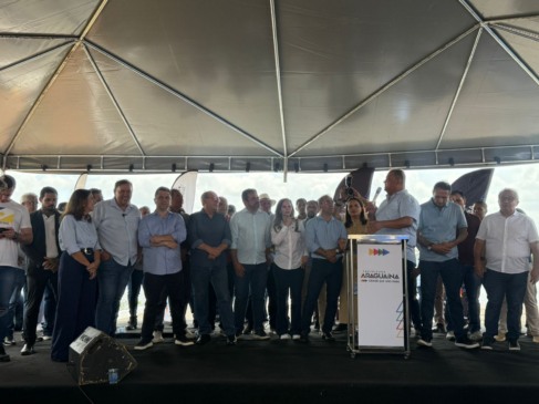 Com 60 prefeitos, Dorinha e Wagner, Eduardo Gomes entrega centro de canoagem, manda recados políticos e declara: “Ninguém me tira de Araguaína e ninguém tira Araguaína de mim”