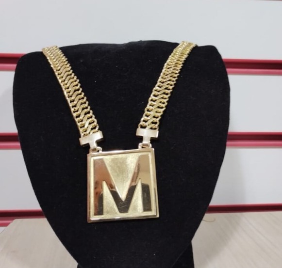 Corrente de Ouro pesando 80,4 gramas avaliada em R$ 65 mil reais - Foto: Divulgação PCTO