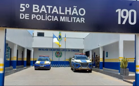 Polícia Militar do Tocantins em Porto Nacional — Foto: Ascom 5ºBPM/Divulgação