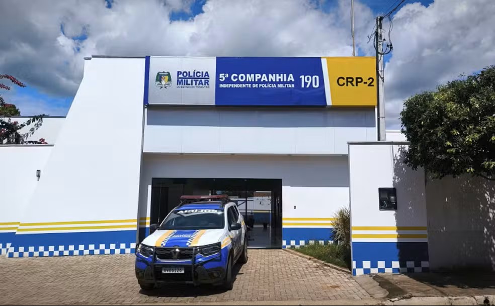 Polícia Militar do Tocantins em Tocantinópolis — Foto: Ascom 5ª CIPM/Divulgação