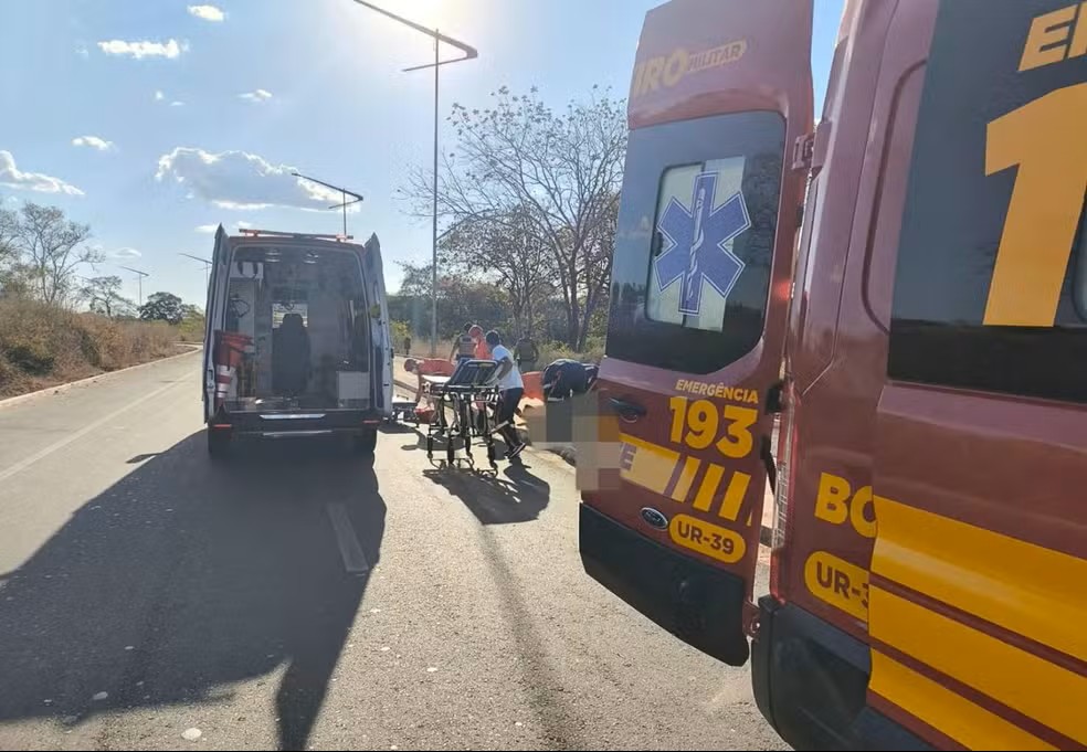 Acidente aconteceu em Gurupi, região sul do estado — Foto: 3° BBM/ Divulgação