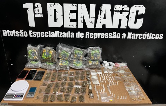 Ação levou a apreensão de drogas em Palmas - Foto: Divulgação PCTO