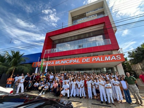 Em Palmas, lei que institui o Programa Municipal de Capoeira é sancionada