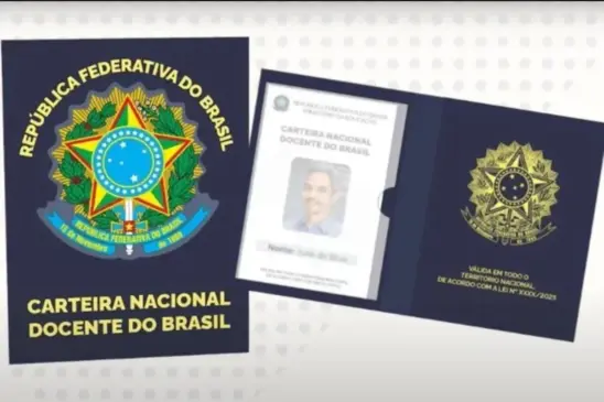 Carteira Nacional Docente - Foto: Divulgação/MEC
