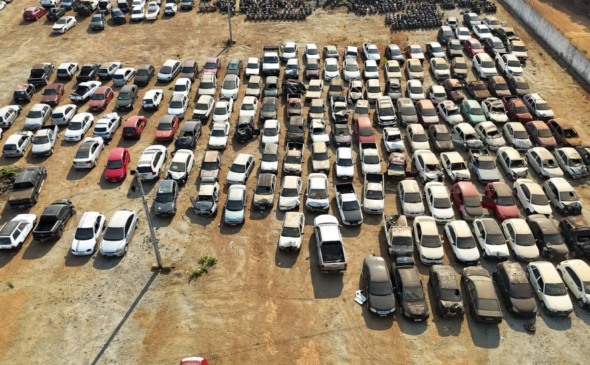 Detran notificou proprietários de quase 2 mil veículos para retirada dos automóveis dos pátios da concessionário do órgão - Foto: Felix Carneiro/Governo do Tocantins
