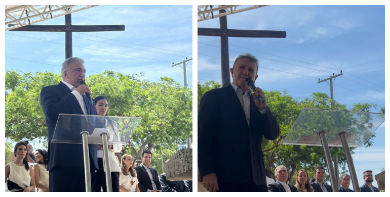 Evento dos 37 anos tem Laurez com alfinetadas e Eduardo protagoniza com discurso histórico e defesa para retirada do nome do pai do Palácio e sugestão do de Avelino em ponte 