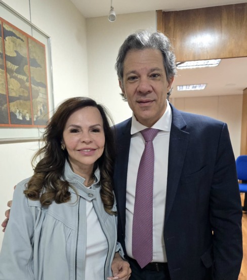 Relatora da Receita, senadora Professora Dorinha se reúne com ministro Fernando Haddad para tratar do Orçamento de 2026