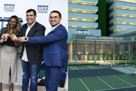 Ricardo Ayres comemora publicação da licitação do Hospital Universitário da UFT, em Palmas