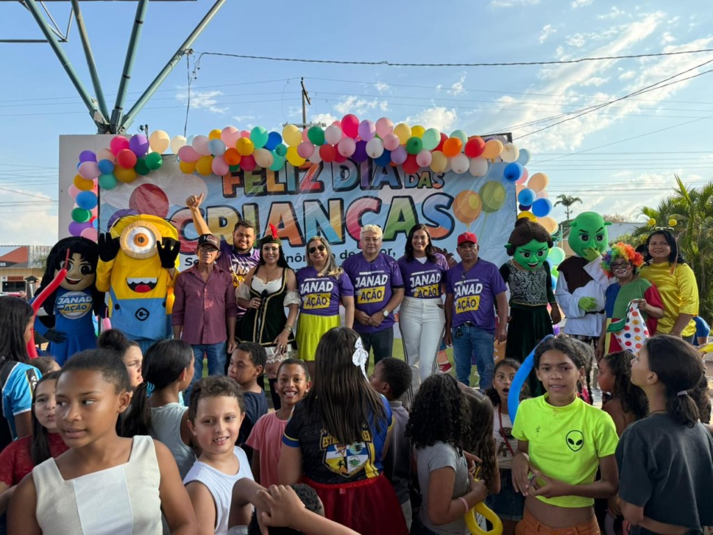 Palmeirópolis recebe festa do Dia Crianças promovida pela deputada Janad Valcari